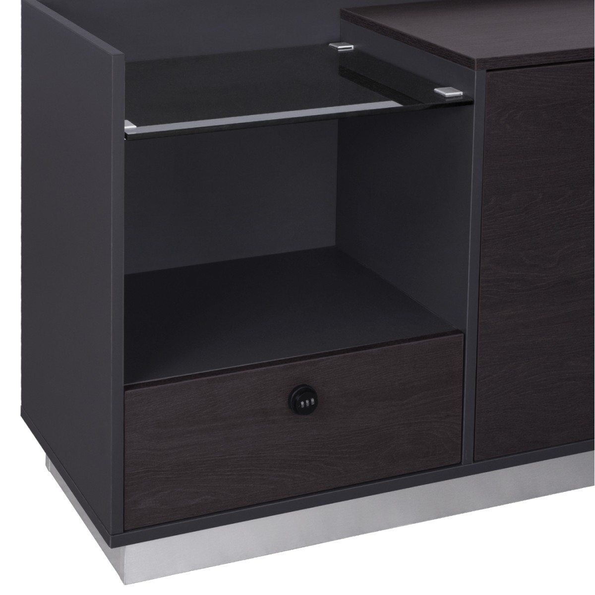 ΓΡΑΦΕΙΟ ΕΠΑΓΓΕΛΜΑΤΙΚΟ ΑΡΙΣΤΕΡΗ ΓΩΝΙΑ ROSEWOOD HM2112L 200X170X76Υ εκ.