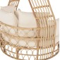 ΚΑΝΑΠΕΣ ΕΞΩΤ.ΧΩΡΟΥ ΣΤΡΟΓΓΥΛΟΣ MARJOM HM9765 ΦΥΣΙΚΟ RATTAN-ΕΚΡΟΥ ΥΦΑΣΜΑ Φ148x287Υεκ.