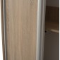 ΝΤΟΥΛΑΠΑ ΣΥΡΟΜΕΝΗ ADLER ΜΕΛΑΜΙΝΗΣ 90x45x210Yεκ. SONAMA OAK 2ΦΥΛΛΗ HM2436.01