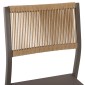 ΚΑΡΕΚΛΑ ΑΛΟΥΜΙΝΙΟΥ ΣΑΜΠΑΝΙ ΜΕ RATTAN & TEXTLINE HM5921.03 46x55,5x83 εκ.