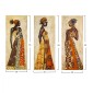 ΠΙΝΑΚΑΣ ΤΡΙΠΤΥΧΟ MDF AFRICAN STYLE WOMEN HM7204.03 60X0,3X50 εκ.