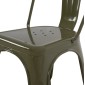 ΚΑΡΕΚΛΑ ΜΕΤΑΛΛΙΚΗ MELITA ΣΕ DARK OLIVE GREEN 43x50x82Y εκ. HM8641.03