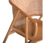 ΠΟΛΥΘΡΟΝΑ KENLEE HM9872 ΦΡΑΞΙΝΟΣ ΚΑΙ ΦΥΣΙΚΟ RATTAN RATTAN ΣΕ ΦΥΣΙΚΟ 57,5x55x81Yεκ.