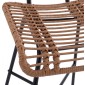 ΣΚΑΜΠΟ ΜΕΤΑΛΛΙΚΟ EDDIE ΜΕ ΜΑΞΙΛΑΡΙ HM5708 ΜΕ WICKER ΜΠΕΖ 45Χ46.5Χ115Υ εκ.