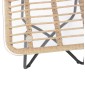 ΤΡΑΠΕΖΙ ΜΕΤΑΛΛΙΚΟ GERRY HM5717 ΜΕ WICKER ΜΠΕΖ 50x50x48,5 εκ.