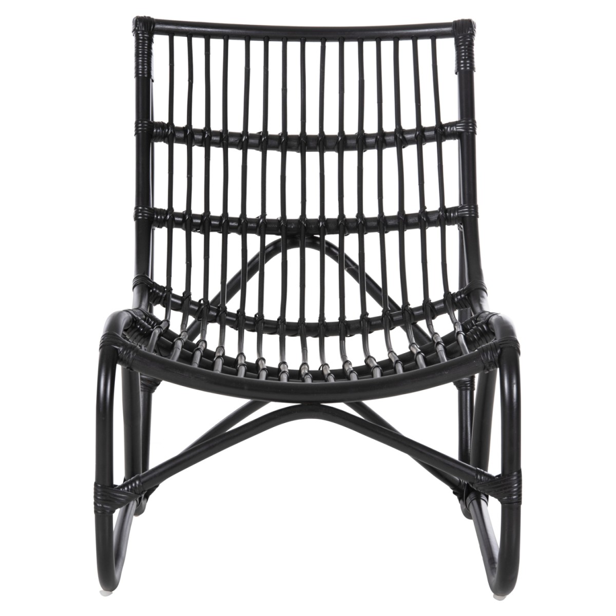 ΠΟΛΥΘΡΟΝΑ GRINN HM9815.02 ΡΑΒΔΟΙ RATTAN ΣΕ ΜΑΥΡΟ 56,5x73,5x79,5Υ εκ.