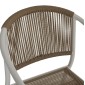 ΠΟΛΥΘΡΟΝΑ ΑΛΟΥΜΙΝΙΟΥ ΛΕΥΚΟ ΜΕ PE RATTAN WICKER HM5856.01 57x63x80Yεκ.