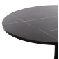 ΤΡΑΠΕΖΙ ΤΡΑΠΕΖΑΡΙΑΣ ROLLO HM9421.02 ΣΤΡΟΓΓΥΛΟ BLACK MARBLE Φ90x74 εκ.