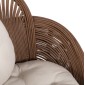 ΠΟΛΥΘΡΟΝΑ CIRCE HM9883 RATTAN ΚΑΦΕ-ΜΑΞΙΛΑΡΙΑ ΕΚΡΟΥ 100x74x112,5Υεκ.