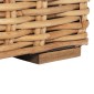 ΠΟΛΥΘΡΟΝΑ TROPEL HM9810 ΞΥΛΟ MANGO-RATTAN ΦΥΣΙΚΟ-ΛΕΥΚΑ ΜΑΞΙΛΑΡΙΑ 110x88x70-85Υεκ.