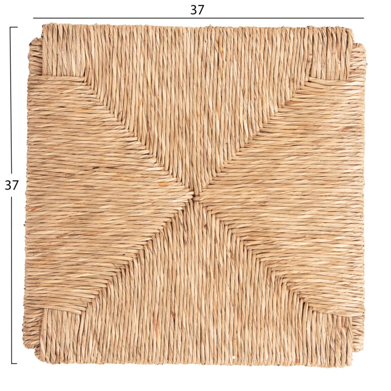 ΨΑΘΑ ΑΠΟ SEAGRASS ΓΙΑ ΞΥΛΙΝΗ ΚΑΡΕΚΛΑ ΚΑΦΕΝΕΙΟΥ-37Χ37Χ3.5εκ.(πάχος) HM5099.11