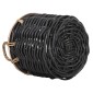 ΣΕΤ 2 ΚΑΛΑΘΙΑ POTTS HM4379 ΜΑΥΡO&ΦΥΣΙΚΟ ΧΡΩΜΑ- CL RATTAN Φ61+Φ45εκ.