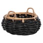 ΚΑΛΑΘΙ ΔΑΠΕΔΟΥ POTTS HM4378 ΜΑΥΡO&ΦΥΣΙΚΟ ΧΡΩΜΑ- CL RATTAN Φ62x36Yεκ.