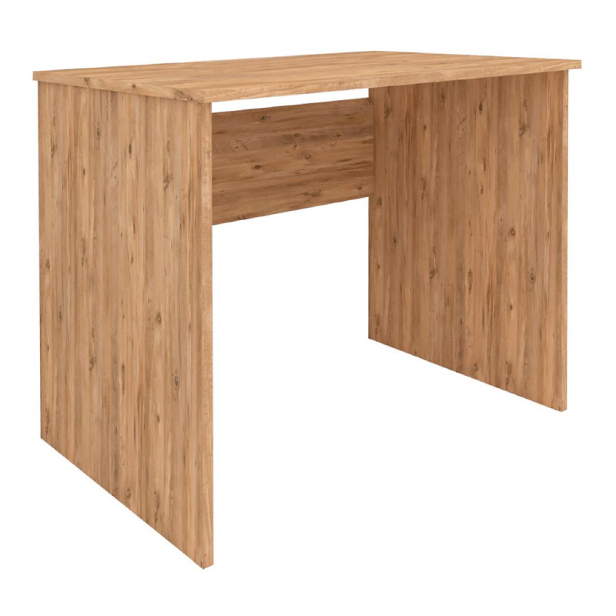 Γραφείο εργασίας Kalen Megapap από μελαμίνη χρώμα pine oak 90x60x74εκ.