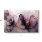 Πίνακας σε καμβά "Purple Peonies" Megapap ψηφιακής εκτύπωσης 100x70x3εκ.