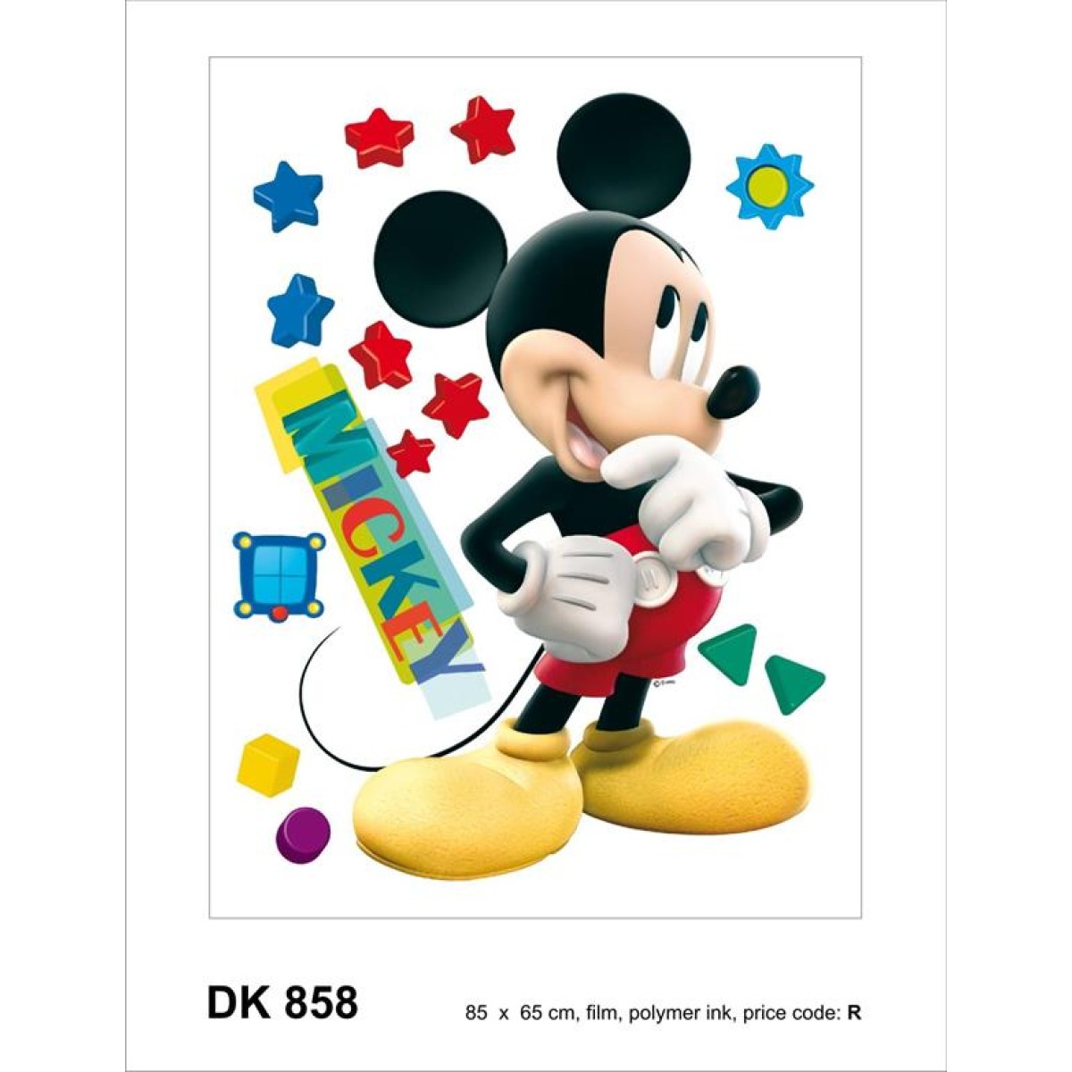 858DK ΣΤΟΚ Π.Χ ΑΥΤΟΚΟΛΛΗΤΟ ΤΟΙΧΟΥ R DISNEY A&G NewPlan