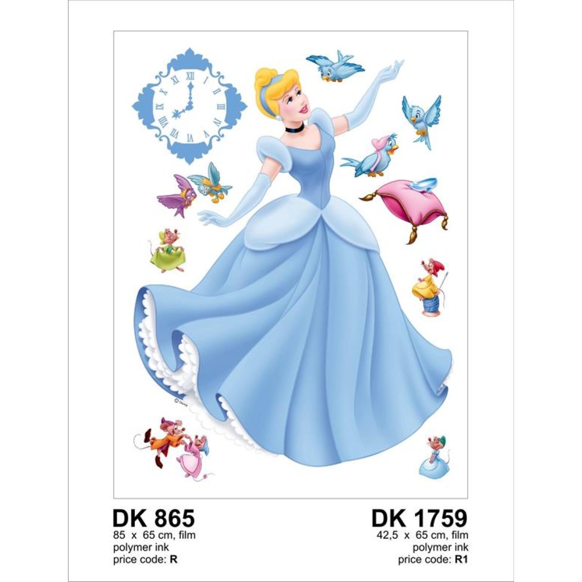 865DK ΣΤΟΚ Π.Χ ΑΥΤΟΚΟΛΛΗΤΟ ΤΟΙΧΟΥ R DISNEY A&G NewPlan