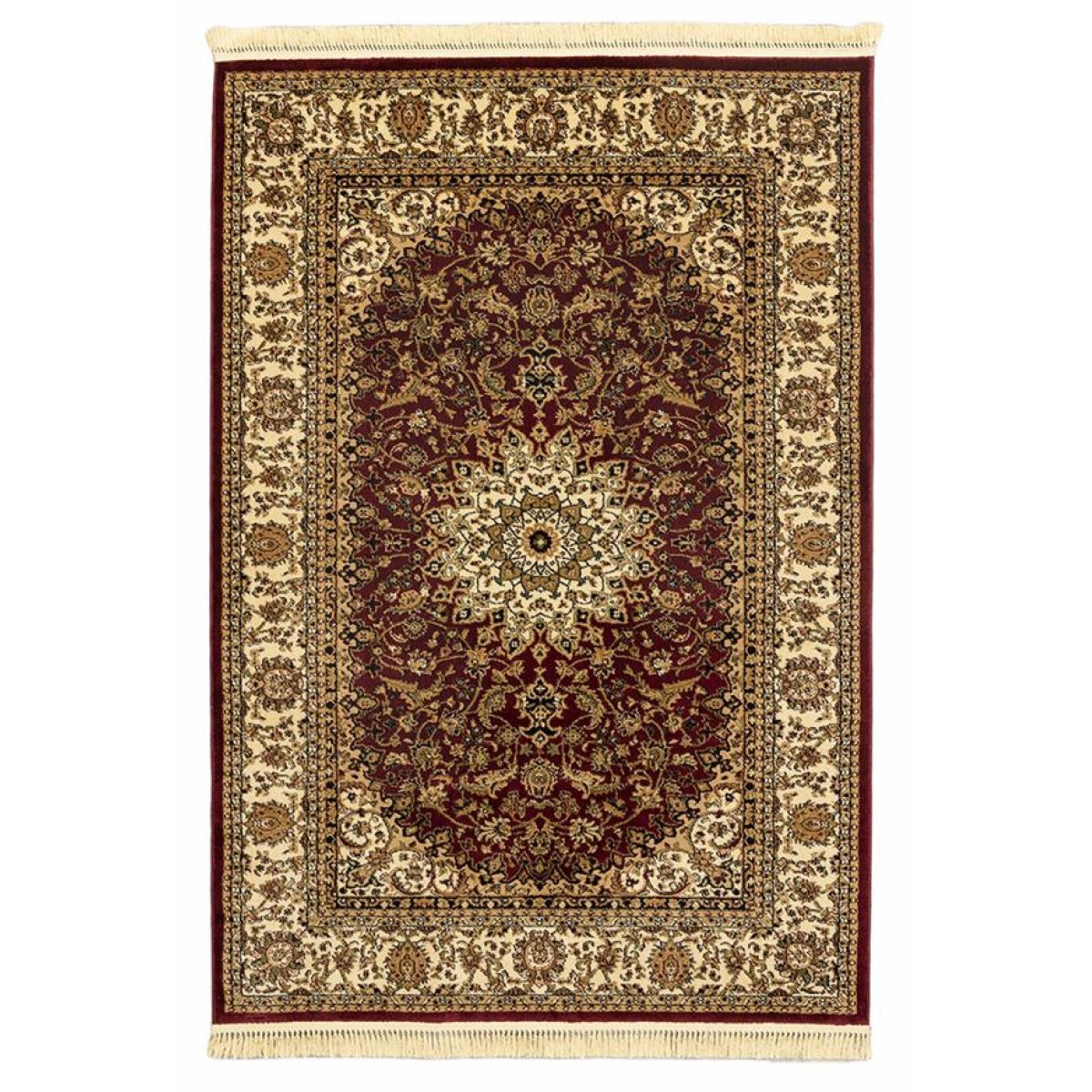 ΧΑΛΙ PERSIA 1019 BURGUNDY ΜΕ ΚΡΟΣΣΙ - 160X230  NewPlan