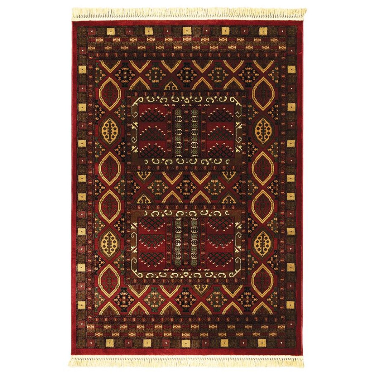 ΧΑΛΙ PERSIA 2273 BURGUNDY ΜΕ ΚΡΟΣΣΙ - 160X230  NewPlan