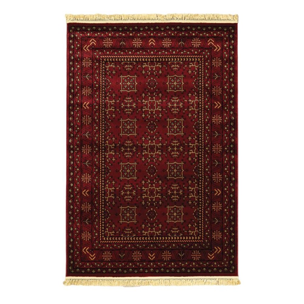 ΧΑΛΙ PERSIA   315 BURGUNDY ΜΕ ΚΡΟΣΣΙ - 160X230  NewPlan