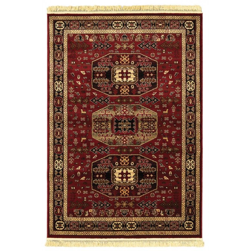 ΧΑΛΙ PERSIA 6057 BURGUNDY ΜΕ ΚΡΟΣΣΙ - 160X230  NewPlan