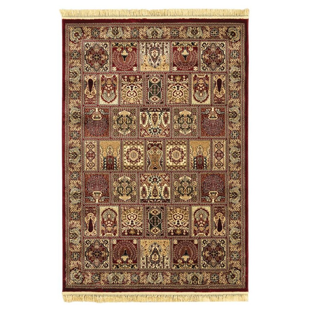 ΧΑΛΙ PERSIA 6283 BURGUNDY ΜΕ ΚΡΟΣΣΙ - 080X150  NewPlan