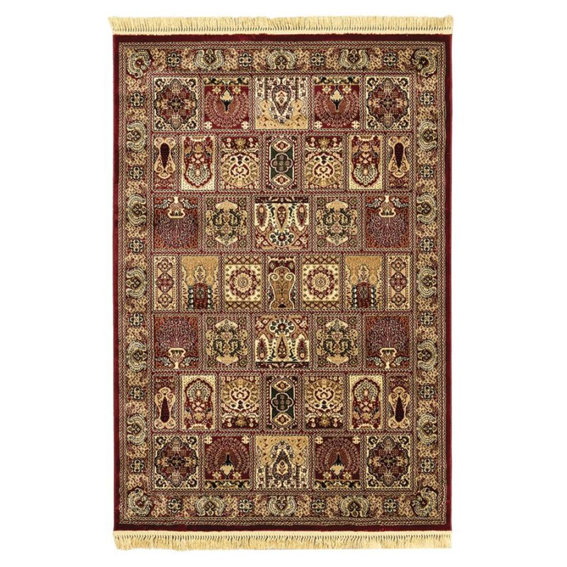 ΧΑΛΙ PERSIA 6283 BURGUNDY ΜΕ ΚΡΟΣΣΙ - 133X190  NewPlan