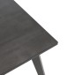 Τραπέζι Benson pakoworld MDF με καπλαμά χρώμα rustic grey 150x90x75εκ