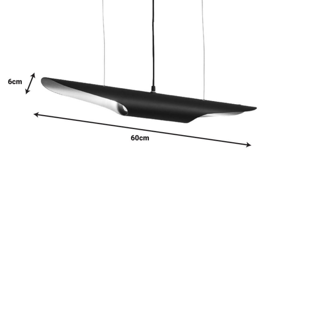 Φωτιστικό οροφής Gikline pakoworld μαύρο-χρυσό μέταλλο Φ60x6εκ